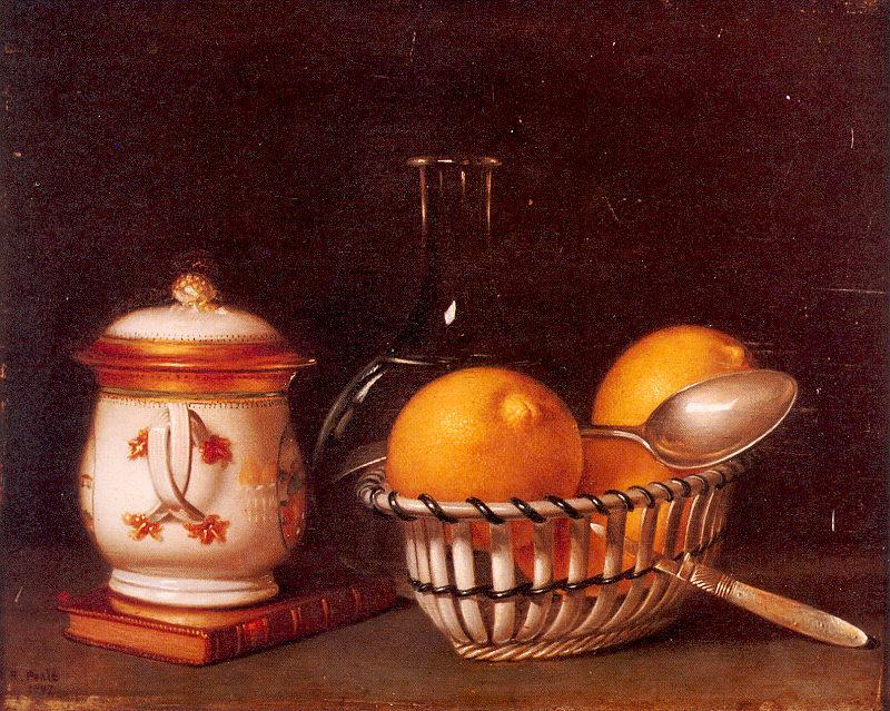 Peale, Raphaelle Lemons and Sugar oil painting image